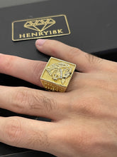 Carregar imagem no visualizador da galeria, Anel de Moeda Antiga Boi Nelore 3D