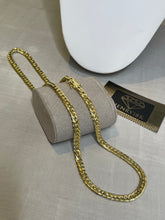 Carregar imagem no visualizador da galeria, Corrente de Moeda Antiga Elo Cubano Duplo 7mm