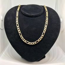 Carregar imagem no visualizador da galeria, Corrente de Moeda Antiga 3x1 Fígaro 6mm