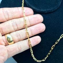 Carregar imagem no visualizador da galeria, Corrente de Moeda Antiga Cadeado 3mm Alongadinho