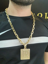 Carregar imagem no visualizador da galeria, Corrente de Moeda Antiga Cadeado 12mm