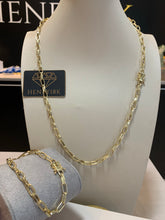 Carregar imagem no visualizador da galeria, Conjunto de Moeda Antiga - Corrente e Pulseira Cartier 5mm