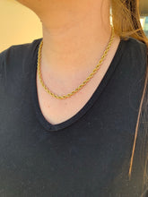 Carregar imagem no visualizador da galeria, Corrente de Moeda Antiga Elo Bahiano 6mm Feminina Masculino