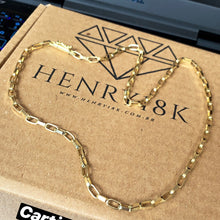 Carregar imagem no visualizador da galeria, Corrente de Moeda Antiga Cartier 5mm