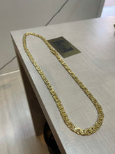 Carregar imagem no visualizador da galeria, Corrente de Moeda Antiga Cadeado 8mm Elo Esquerda Direita