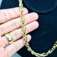 Carregar imagem no visualizador da galeria, Corrente de Moeda Antiga Elo Duplo 8mm