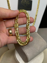 Carregar imagem no visualizador da galeria, Conjunto de Moeda Antiga - Corrente e Pulseira Grumet Duplo Espelhado 7mm