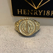 Carregar imagem no visualizador da galeria, Anel de Moeda Antiga De São Bento