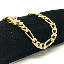 Carregar imagem no visualizador da galeria, Pulseira de Moeda Antiga 3x1 Fígaro 6mm