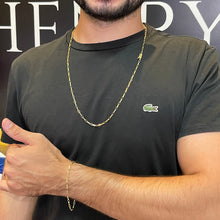 Carregar imagem no visualizador da galeria, Conjunto de Moeda Antiga - Corrente e Pulseira Cartier 2mm Mini