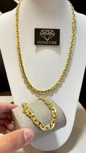 Carregar imagem no visualizador da galeria, Corrente de Moeda Antiga Cadeado 8mm Elo Esquerda Direita