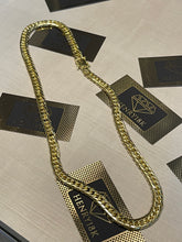 Carregar imagem no visualizador da galeria, Corrente de Moeda Antiga Elo Cubano Duplo 10mm