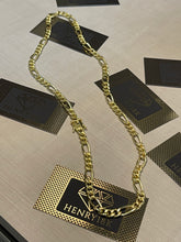 Carregar imagem no visualizador da galeria, Corrente de Moeda Antiga Fígaro 3x1 8mm