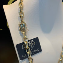 Carregar imagem no visualizador da galeria, Corrente de Moeda Antiga Cadeado 12mm