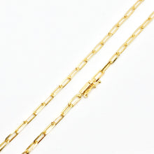 Carregar imagem no visualizador da galeria, Corrente de Moeda Antiga Cadeado 3mm Alongadinho