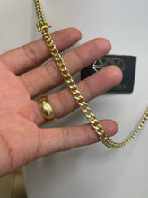 Carregar imagem no visualizador da galeria, Conjunto de Moeda Antiga - Corrente e Pulseira Grumet Simples 6mm