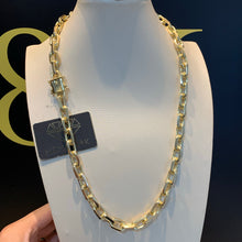 Carregar imagem no visualizador da galeria, Corrente de Moeda Antiga Cadeado 12mm