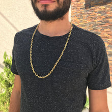 Carregar imagem no visualizador da galeria, Corrente de Moeda Antiga Cadeado 5mm