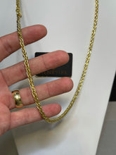 Carregar imagem no visualizador da galeria, Corrente de Moeda Antiga Elo Palmeira 5mm