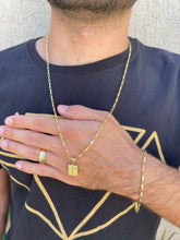 Carregar imagem no visualizador da galeria, Conjunto de Moeda Antiga - Corrente e Pulseira Cartier 2mm com Pingente Mini Cristo