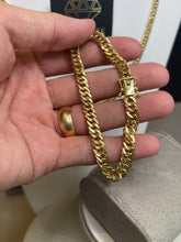 Carregar imagem no visualizador da galeria, Conjunto de Moeda Antiga - Corrente e Pulseira Grumet Duplo 6mm