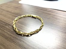 Carregar imagem no visualizador da galeria, Pulseira de Moeda Antiga Elo Duplo 5mm