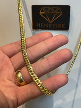 Carregar imagem no visualizador da galeria, Corrente de Moeda Antiga Elo Cubano Duplo 5mm