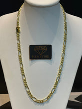 Carregar imagem no visualizador da galeria, Corrente de Moeda Antiga Fígaro 3x1 8mm