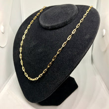 Carregar imagem no visualizador da galeria, Corrente de Moeda Antiga Cadeado 3mm Alongadinho