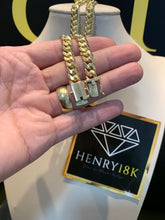 Carregar imagem no visualizador da galeria, Corrente de Moeda Antiga Elo Cubano 6mm