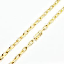 Carregar imagem no visualizador da galeria, Corrente de Moeda Antiga Cadeado 5mm