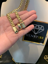 Carregar imagem no visualizador da galeria, Corrente de Moeda Antiga Elo Cubano 9mm