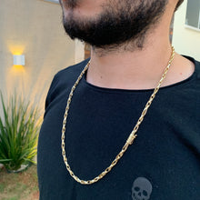 Carregar imagem no visualizador da galeria, Corrente de Moeda Antiga Elo Duplo 5mm