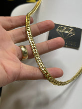 Carregar imagem no visualizador da galeria, Corrente de Moeda Antiga Elo Cubano Duplo 7mm