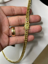 Carregar imagem no visualizador da galeria, Corrente de Moeda Antiga Elo Cubano Duplo 7mm