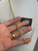 Carregar imagem no visualizador da galeria, Conjunto de Moeda Antiga - Corrente e Pulseira Cadeado 5mm