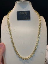 Carregar imagem no visualizador da galeria, Corrente de Moeda Antiga Cadeado 7mm