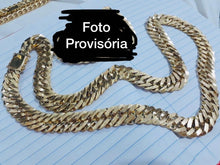 Carregar imagem no visualizador da galeria, Corrente de Moeda Antiga Grumet Duplo 15mm Espelhada