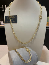 Carregar imagem no visualizador da galeria, Conjunto de Moeda Antiga - Corrente e Pulseira Cartier 5mm
