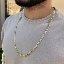 Carregar imagem no visualizador da galeria, Corrente de Moeda Antiga Elo Cubano Duplo 5mm