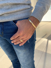 Carregar imagem no visualizador da galeria, Bracelete de Moeda Antiga Oval Unissex 6mm