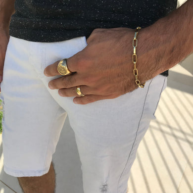 Pulseira de Moeda Antiga Cartier 5mm